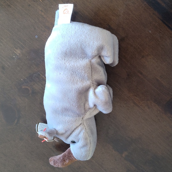 Ty Beanie Baby Spike The Rhino - Picture 3 of 6